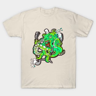 OCTOPUS CHEF FOOD AESTHETIC CLOTHING EDGY CARTOON T-Shirt